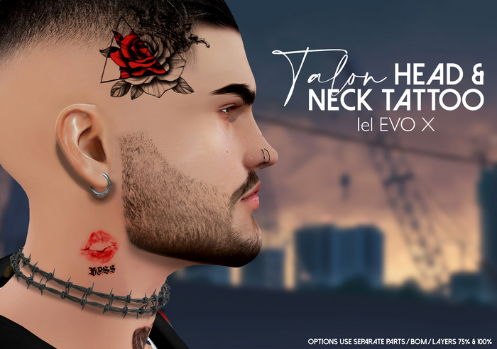 [ES] Talon Head & Neck Tattoo!