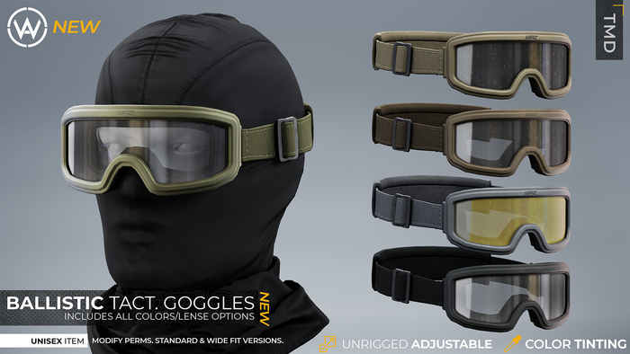 WAZ - Ballistic Tactical Goggles (Fatpack)