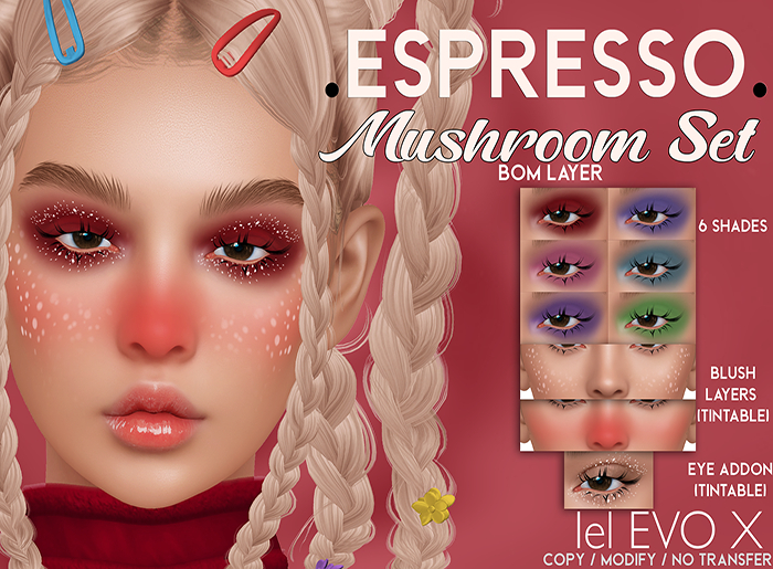 .espresso. mushroom set (Lelutka EvoX BOM) 