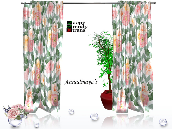 Contemporary Mesh Curtains v. 142