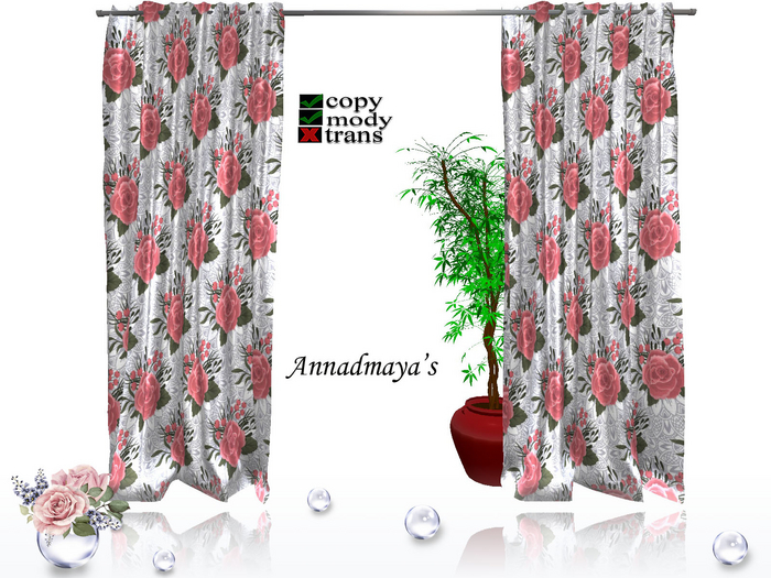 Contemporary Mesh Curtains v. 159