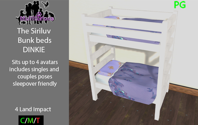 *M* Siriluv bunk beds DINKIE 
