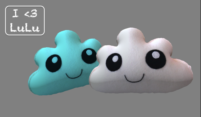 Full Perm cloud pillow