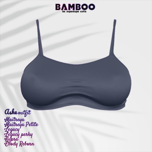 Bamboo. Ashe top - Navy. (add me)