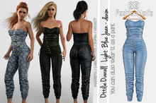 Ottilie Overall Light Blue Jeans - Denim - Maitreya Lara, Lara Petite, Kupra Original, Legacy - FashionNatic