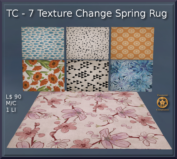 7 Texture Change Spring Rug