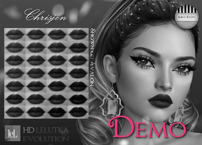 ~Shiny Stuffs~ DEMO Lelutka Chrisjen HD Lip 