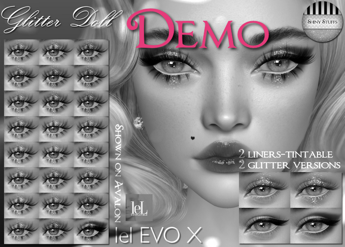 ~Shiny Stuffs~ DEMO Lelutka EvoX Glitter Doll 