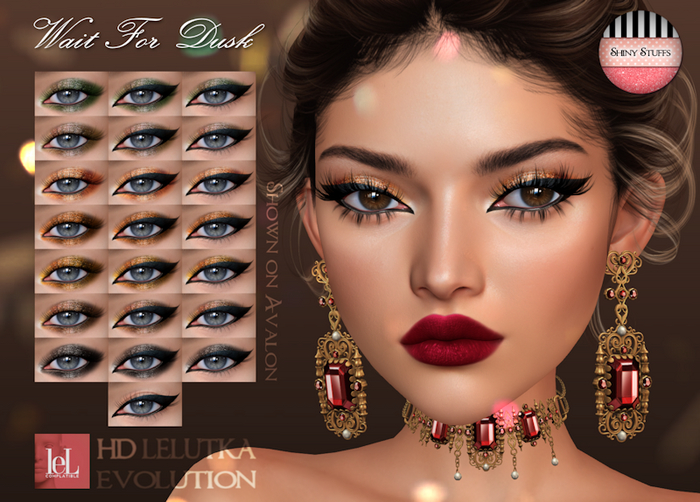 ~Shiny Stuffs~ Lelutka Wait For Dusk HD Appliers  
