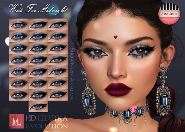 ~Shiny Stuffs~ Lelutka Wait For Midnight HD Appliers 