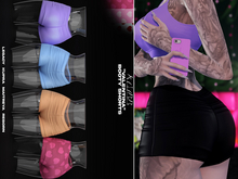 #KLUBB - "Valentina" Booty Shorts [Black]