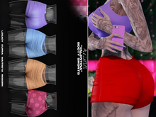 #KLUBB - "Valentina" Booty Shorts [Rouge]