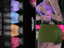 #KLUBB - "Valentina" Booty Shorts [Reptilian]