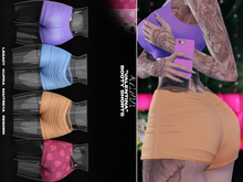 #KLUBB - "Valentina" Booty Shorts [Peachy]