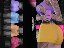 #KLUBB - "Valentina" Booty Shorts [Dandelion]