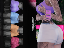 #KLUBB - "Valentina" Booty Shorts [Coke]