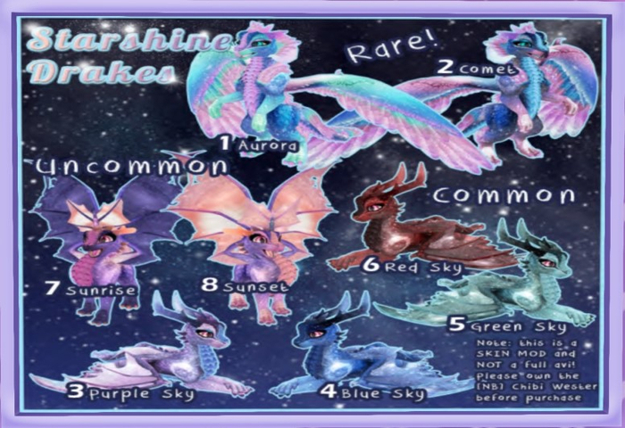 [WP] [ #1 RARE ] Starshine "Aurora" Drake VOUCHER