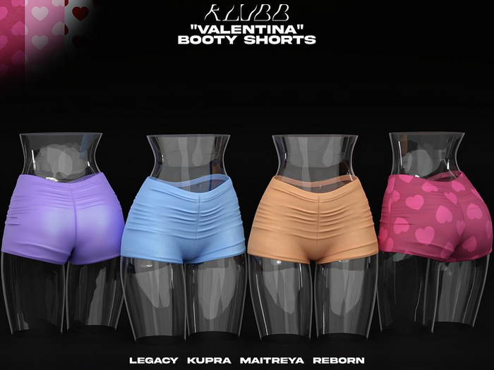 #KLUBB - "Valentina" Booty Shorts [FP]