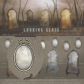 7) {anc} Looking-glass. {oval mirror} platinum