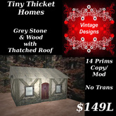 Tiny Thicket Home Grey Stone & Wood
