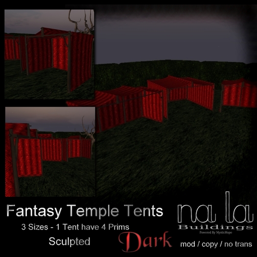 NaLa - Fantasy Temple Tents Dark