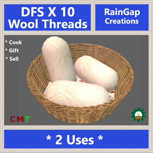 DFS WOOL THREADS X 10 ACTUAL ITEM