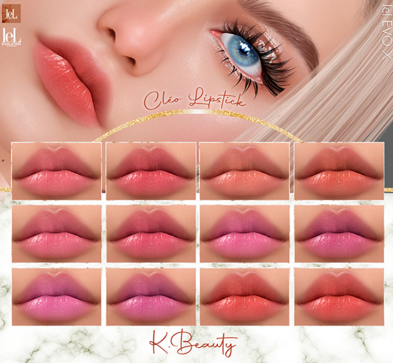 K. BEAUTY - CLEO LIPS - LELUTKA EVO - EVO X