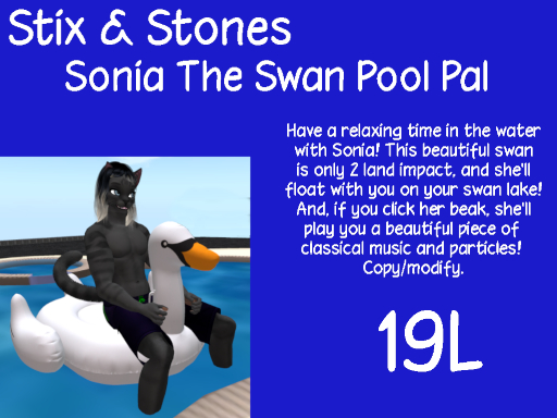 ~S&S~ Sonia The Swan Pool Pal (Add to unpack)