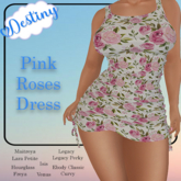 _Destiny_ Pink Roses Dress