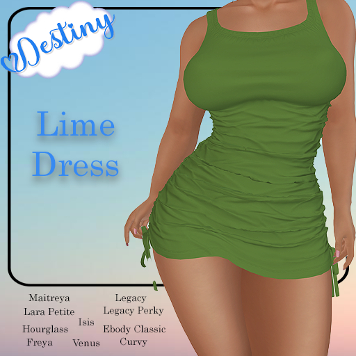 _Destiny_ Lime Dress