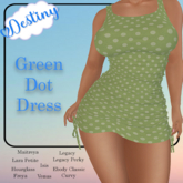 _Destiny_ Green Dot Dress