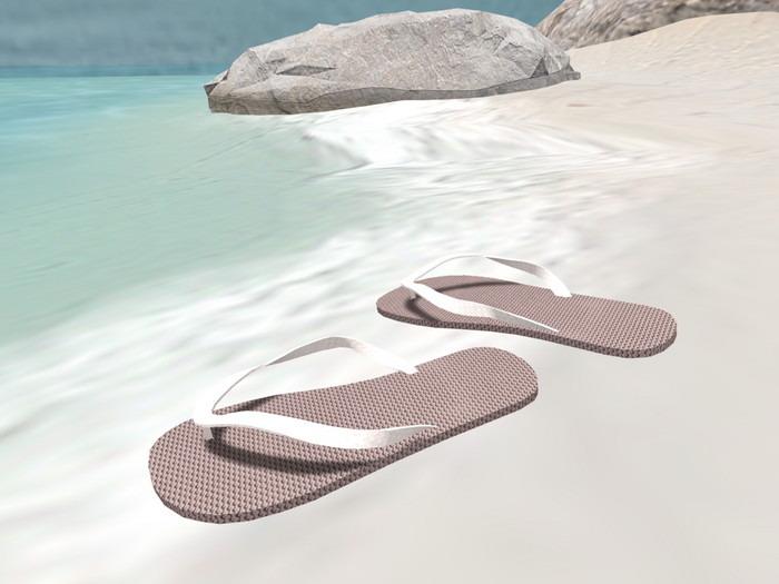SweetPearl Fusion - Flip Flops Brown/White
