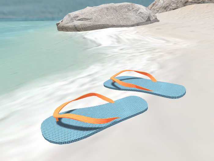 SweetPearl Fusion - Flip Flops Blue/Orange