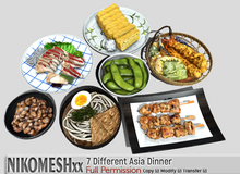::NIKOMESH::Full Permission 7 Different Asia Dinner