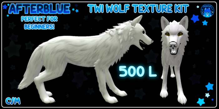 Second Life Marketplace - [AB] SIMPLE TWI WOLF TEXTURE KIT **UPDATED PRICE