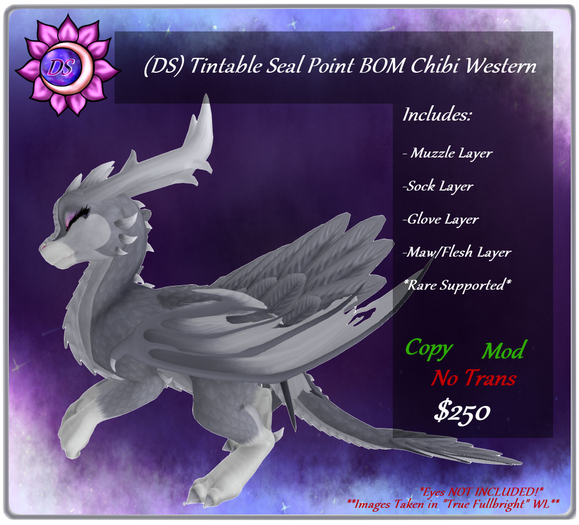 (DS) Seal Point BOM Chibi Western Kit