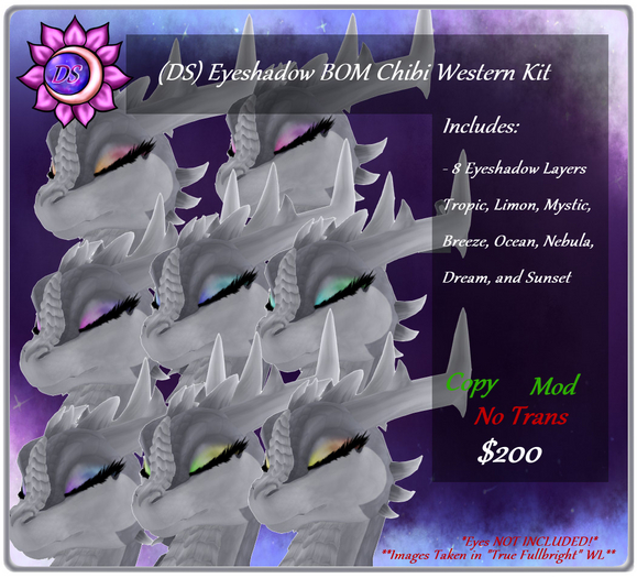 (DS) Eyeshadow BOM Chibi Western Kit