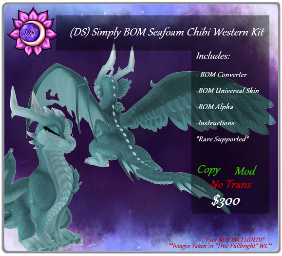 (DS) Simply BOM Seafoam Chibi Western Kit