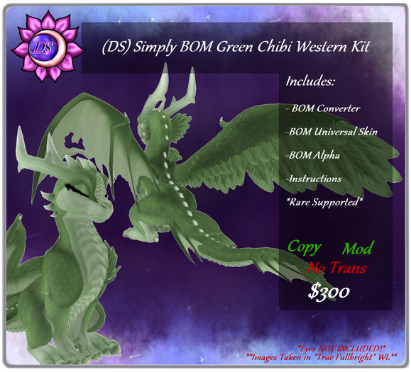 (DS) Simply BOM Green Chibi Western Kit