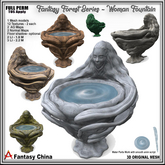 FULL PERM Fantasy Woman Fountain