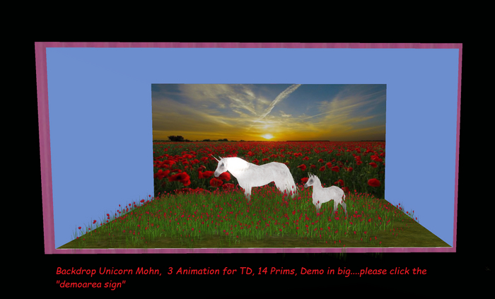 Backdrop Unicorn Mohn 