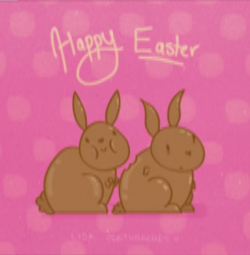 happy easter(1). Animated picture