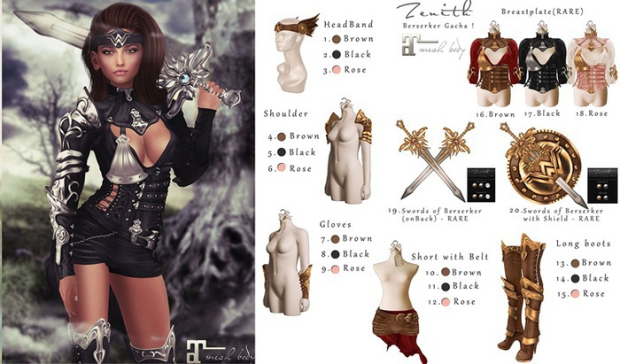 =Zenith=Berserker HeadBand(Rose)