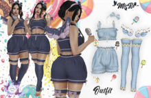- MicRo - Outfit Spring Sweetness Aqua White
