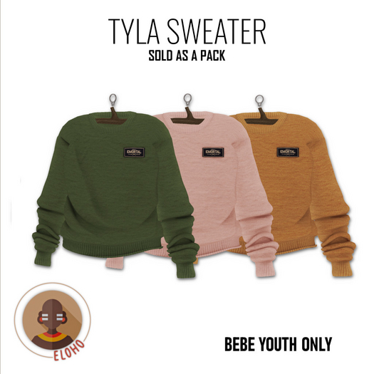 [E.] TYLA SWEATER COLOUES