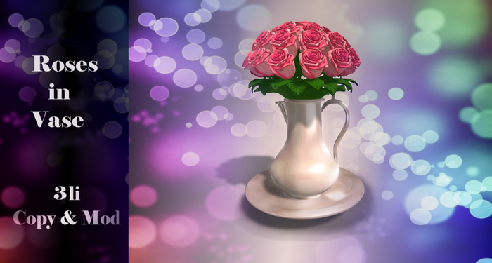 Roses in Vase 