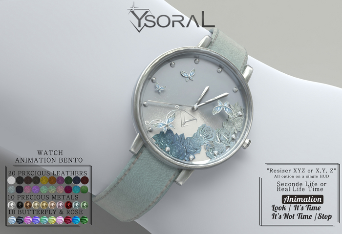 ~~ Ysoral ~~ .:Luxe watch Butterfly:.(ANIMATION BENTO) 