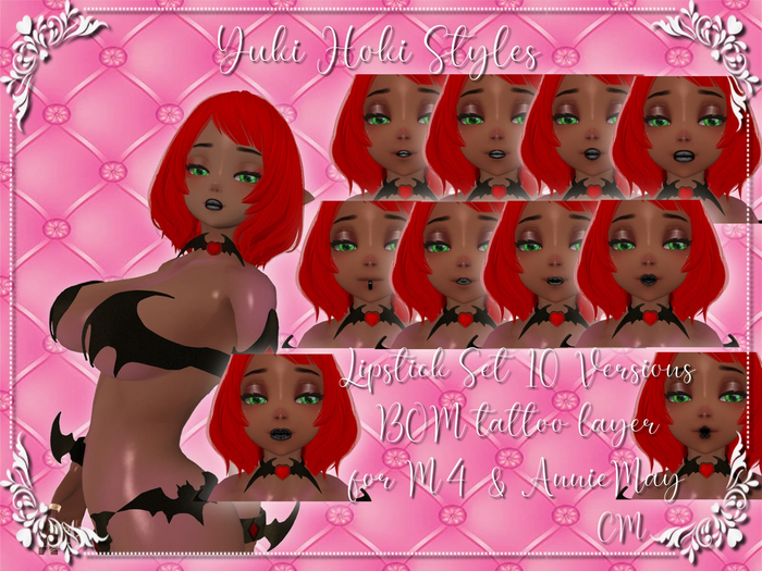 YHS Lipstick Kuro Set 01