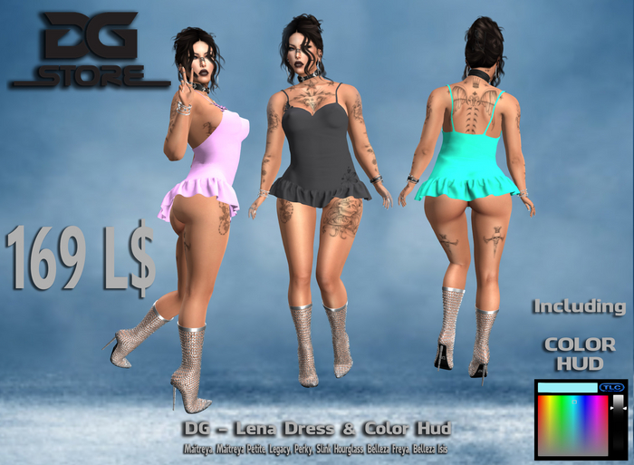 DG - Lena Dress & Color Hud - Box