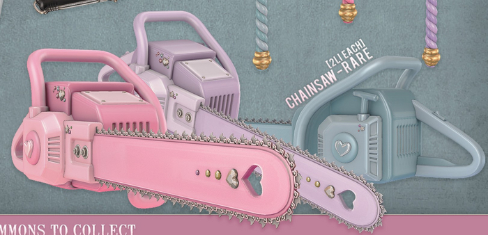 .random.Matter. - Girl Fight - Chainsaw [Blue] - RARE